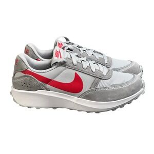 Nike Waffle Trainer 2 SE Men's 7.5 / Women's 9 Running Shoes Gray Red FJ4195-004